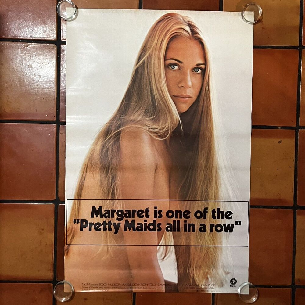 1971 Pretty Maids All In a Row - Margaret Markov Movie Original Poster 27x41" - Picture 1 of 10
